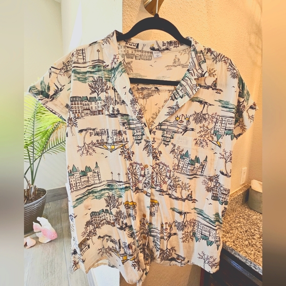 Old Navy Cap Sleeve Top - Picture 1 of 6